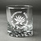 Succulents Whiskey Glass - Front/Approval