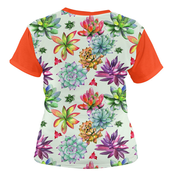 Succulents Women's T-shirt Back