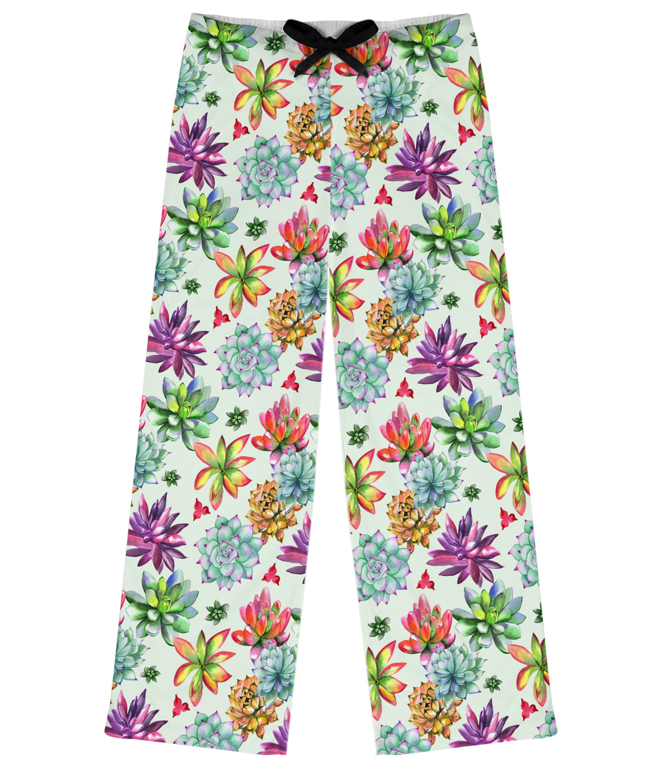 Custom Succulents Womens Pajama Pants | YouCustomizeIt