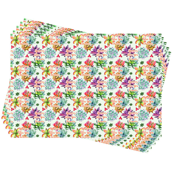 Succulents Wrapping Paper - 5 Sheets Approval