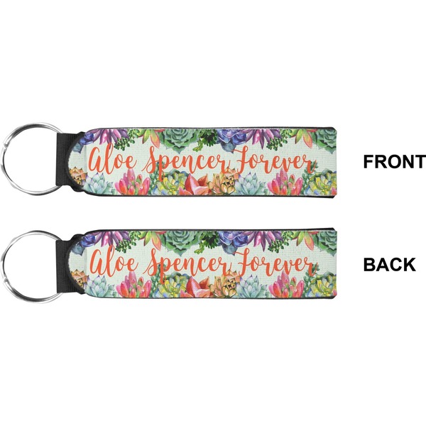 Succulents Wristlet (Front + Back)