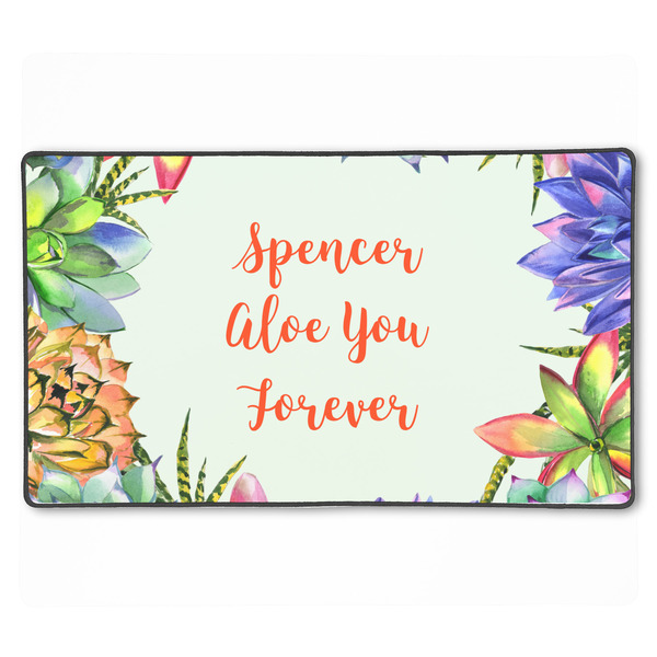 Custom Succulents XXL Gaming Mouse Pad - 24" x 14" (Personalized)