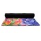 Succulents Yoga Mat Rolled up Black Rubber Backing
