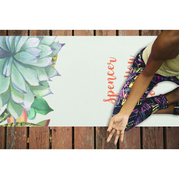 Succulents Yoga Mats - LIFESTYLE