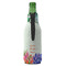 Succulents Zipper Bottle Cooler - BACK (bottle)