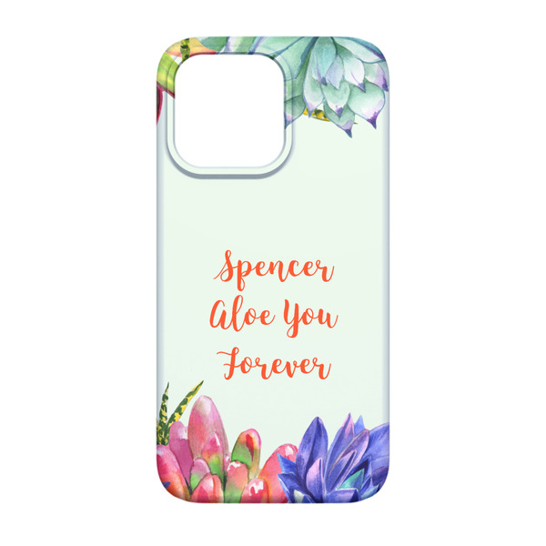 Succulents iPhone 13 Case - Back