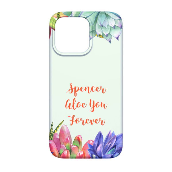 Succulents iPhone 13 Pro Case - Back