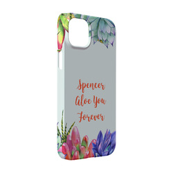 Succulents iPhone Case - Plastic - iPhone 14 (Personalized)