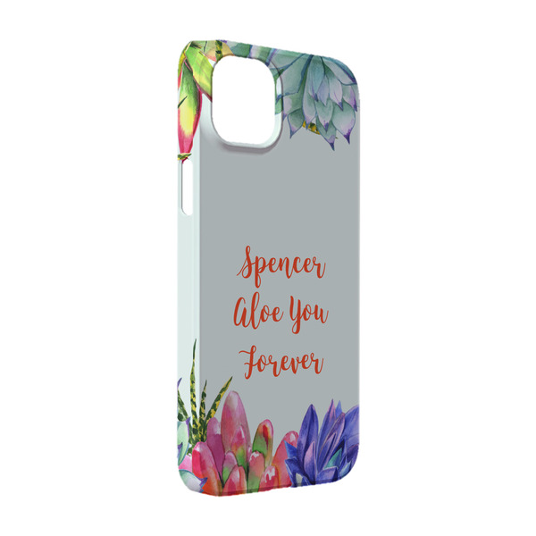 Custom Succulents iPhone Case - Plastic - iPhone 14 (Personalized)