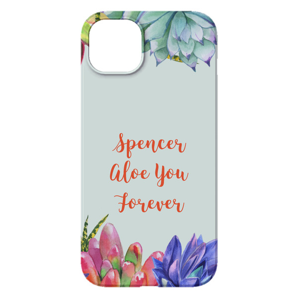 Succulents iPhone 14 Plus Case - Back