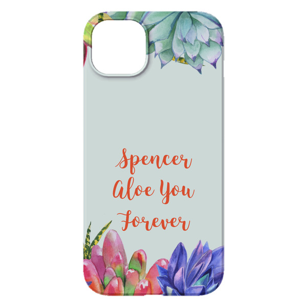 Succulents iPhone 14 Pro Max Case - Back