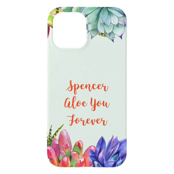 Succulents iPhone 15 Plus Case - Back