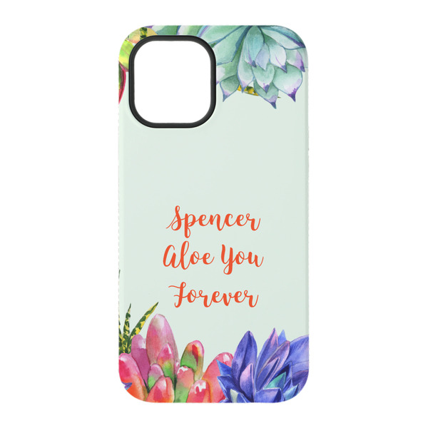 Succulents iPhone 15 Tough Case - Back