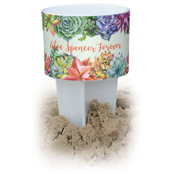 Succulents Beach Spiker Drink Holder (Personalized)