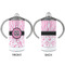 Zebra & Floral 12 oz Stainless Steel Sippy Cups - APPROVAL