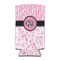 Zebra & Floral 12oz Tall Can Sleeve - FRONT