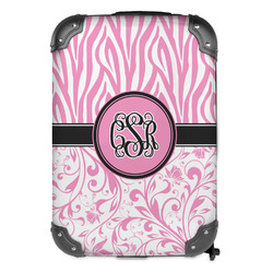 Zebra & Floral Kids Hard Shell Backpack (Personalized)