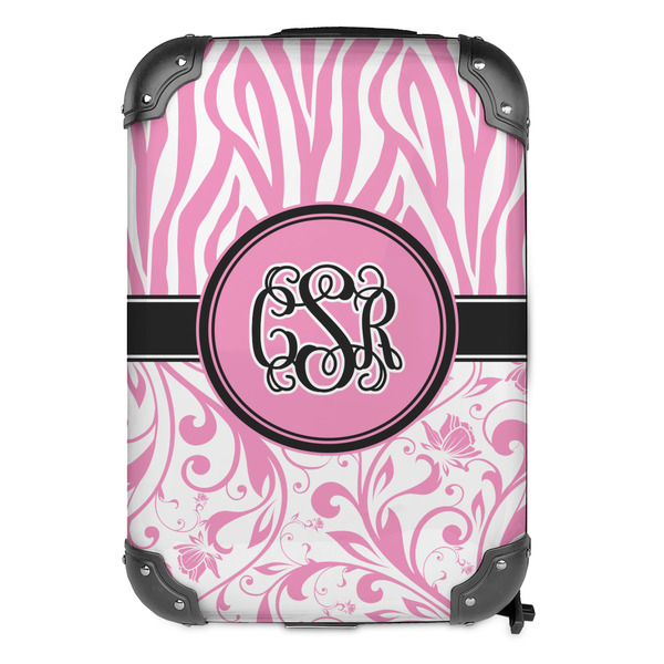 Zebra & Floral 13" Hard Shell Backpacks - FRONT