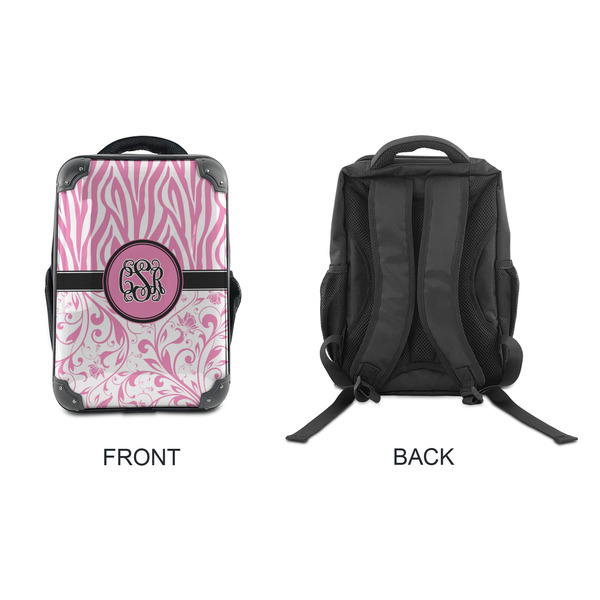 Zebra & Floral 15" Backpack - APPROVAL
