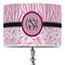 Zebra & Floral Drum Lamp Shade (Personalized)