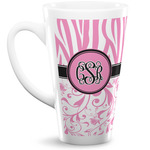 Zebra & Floral Latte Mug (Personalized)