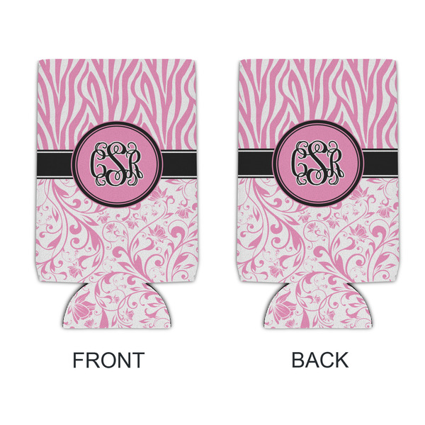 Zebra & Floral 16oz Can Sleeve - APPROVAL