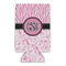 Zebra & Floral 16oz Can Sleeve - FRONT (flat)