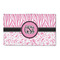 Zebra & Floral 3' x 5' Indoor Area Rug (Personalized)