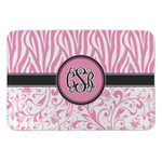 Zebra & Floral Anti-Fatigue Kitchen Mat (Personalized)