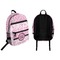 Zebra & Floral Backpack front and back - Apvl