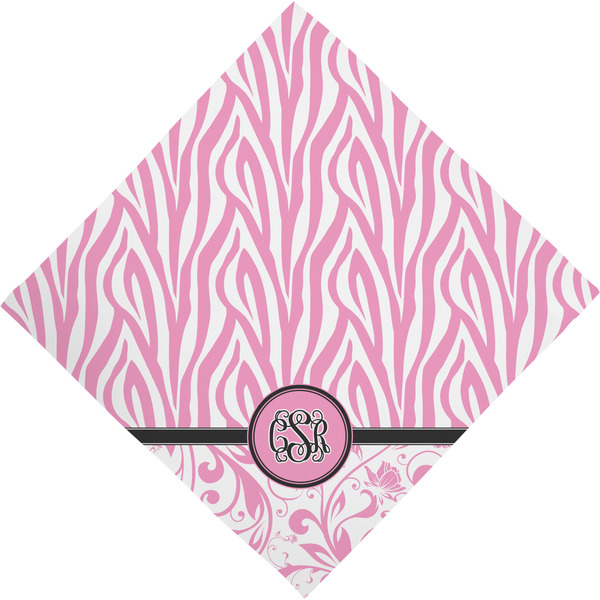 Zebra & Floral Bandana - Full View