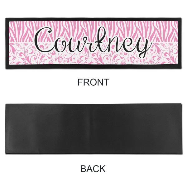 Zebra & Floral Bar Mat - Large - APPROVAL