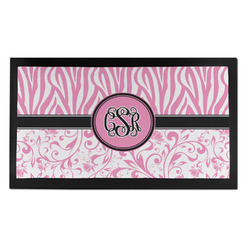Zebra & Floral Bar Mat - Small (Personalized)