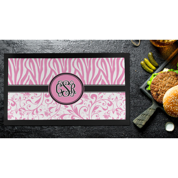 Zebra & Floral Bar Mat - Small - LIFESTYLE