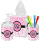 Zebra & Floral Bathroom Accessories Set (Personalized)