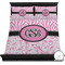 Zebra & Floral Bedding Set (Queen) - Duvet
