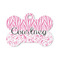 Zebra & Floral Bone Shaped Dog ID Tag - Small (Personalized)
