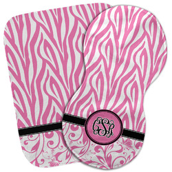 Zebra & Floral Burp Cloth (Personalized)