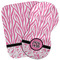 Zebra & Floral Burp Cloth (Personalized)