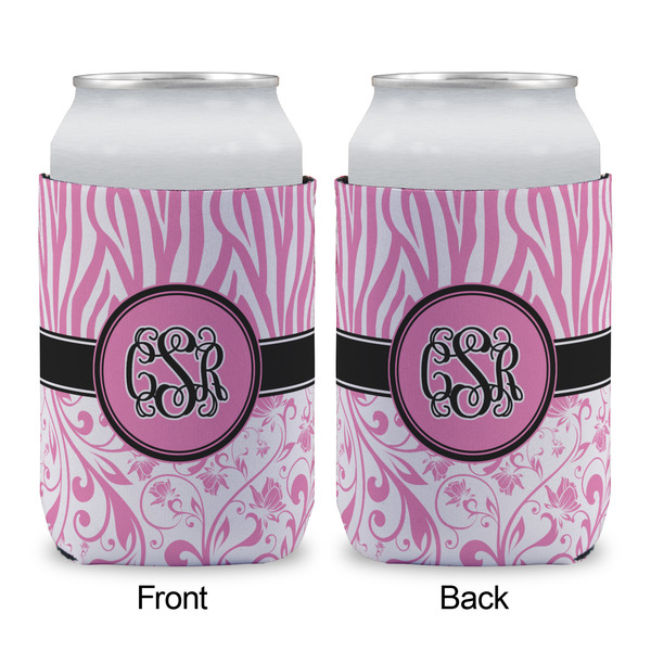 Zebra & Floral Can Sleeve - APPROVAL (single)