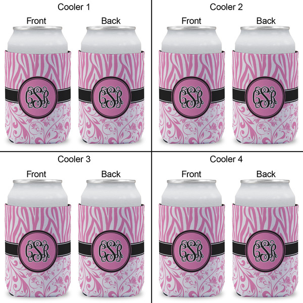 Zebra & Floral Can Sleeve (Approval)