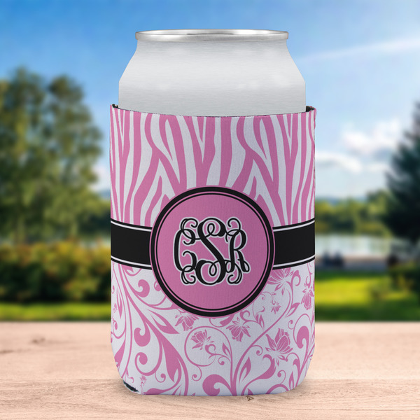 Zebra & Floral Can Sleeve - LIFESTYLE (single)