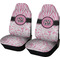 Zebra & Floral Car Seat Covers (Set of Two) (Personalized)
