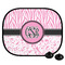 Zebra & Floral Car Side Window Sun Shade (Personalized)