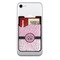 Zebra & Floral Cell Phone Credit Card Holder w/ Phone