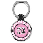 Zebra & Floral Cell Phone Ring Stand & Holder (Personalized)