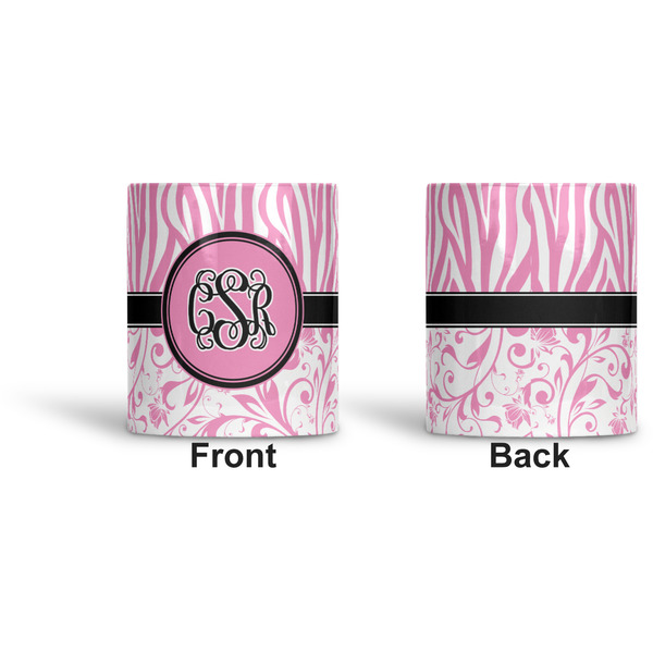 Zebra & Floral Ceramic Pen Holder - Apvl