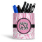 Zebra & Floral Ceramic Pen Holder - Main