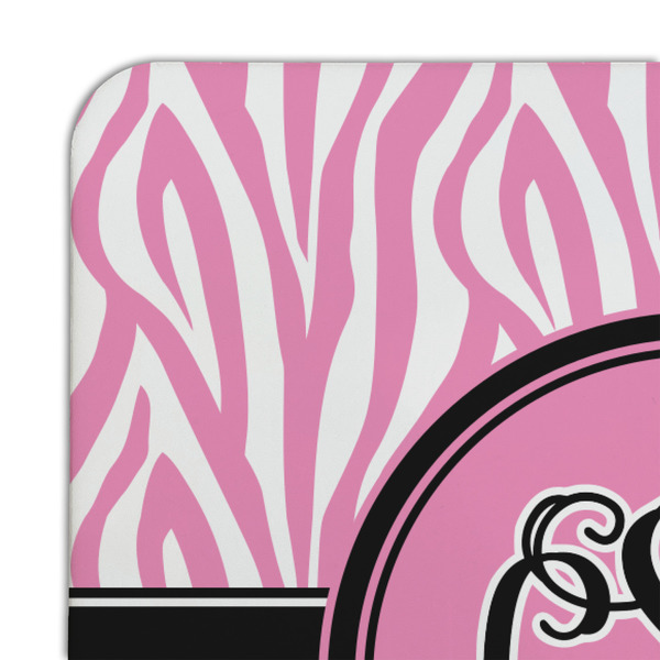 Zebra & Floral Coaster Set - DETAIL