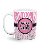 Zebra & Floral Coffee Mug (Personalized)